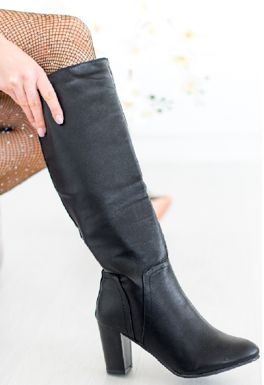 mid calf croc boots